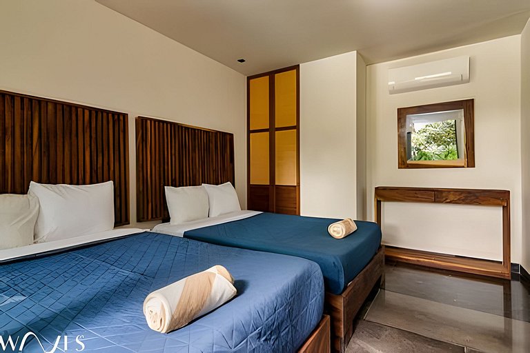 2BR Moderno con Alberca Privada, cerca del mar