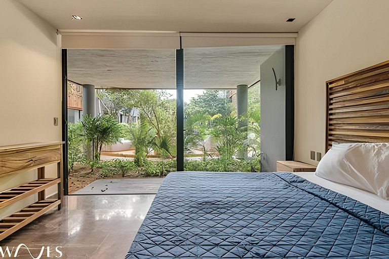 2BR Moderno con Alberca Privada, cerca del mar