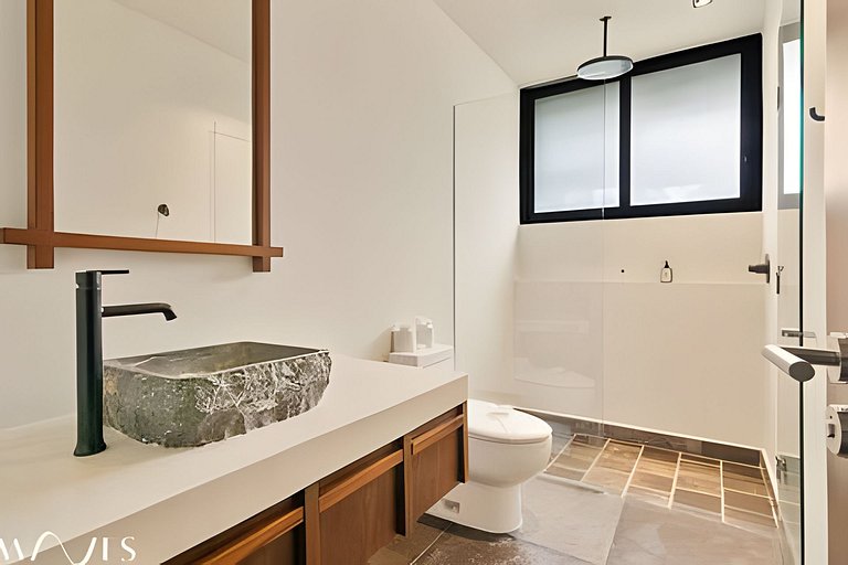 2BR Moderno con Alberca Privada, cerca del mar