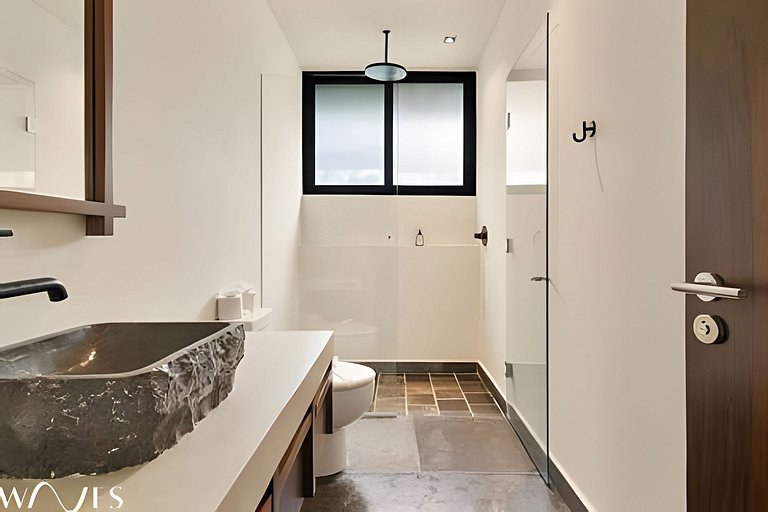 2BR Moderno con Alberca Privada, cerca del mar