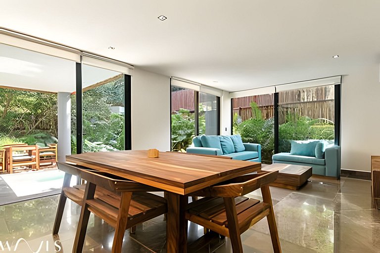 Modern 2BR w/Private Pool, Steps from the Beach