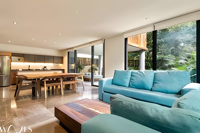 Modern 2BR w/Private Pool, Steps from the Beach