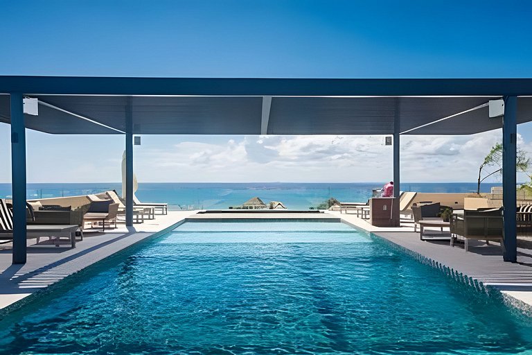 2 Br. with Rooftop Pool and Stunning Ocean View