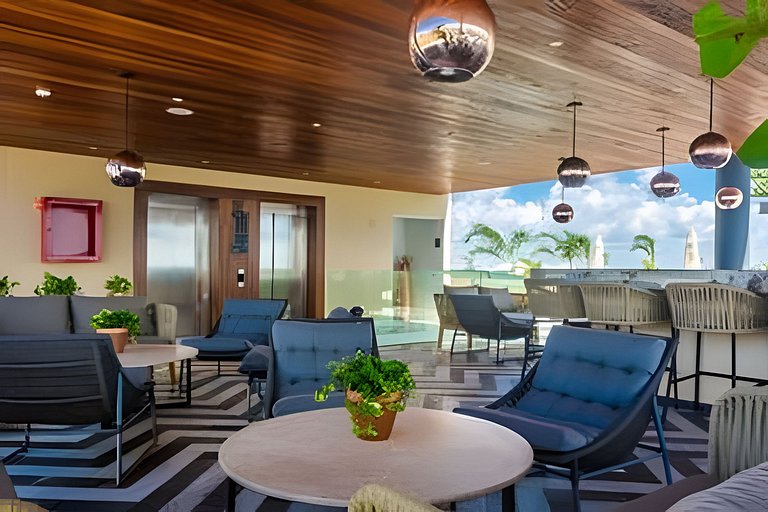 2 Br. with Rooftop Pool and Stunning Ocean View