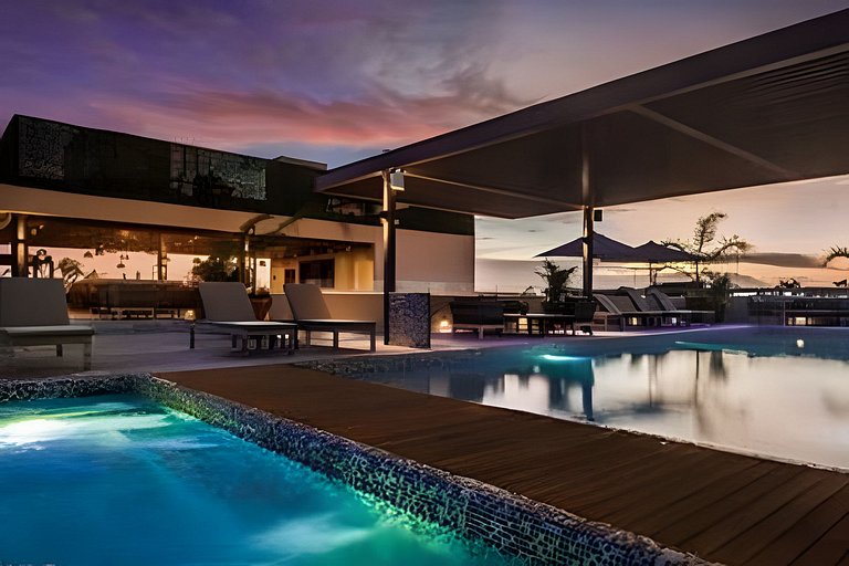 2 Recámaras - Terraza con Vista al Mar