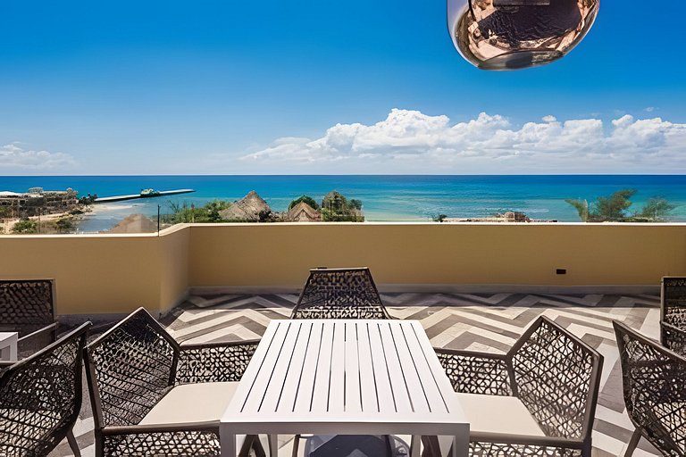 2 Recámaras - Terraza con Vista al Mar