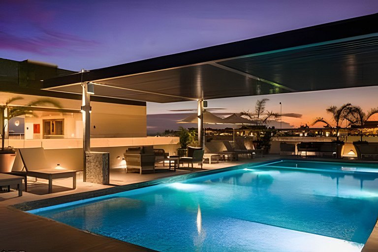 2 Recámaras - Terraza con Vista al Mar