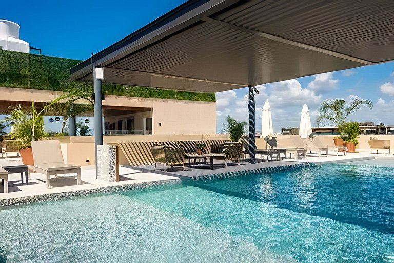 2 Br. with Rooftop Pool and Stunning Ocean View