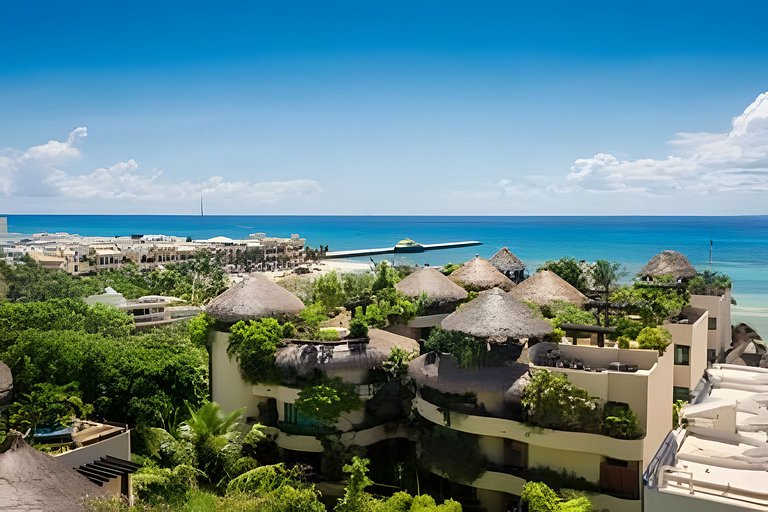 2 Recámaras - Terraza con Vista al Mar