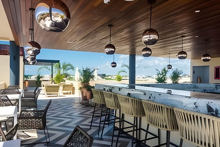 2 Recámaras - Terraza con Vista al Mar