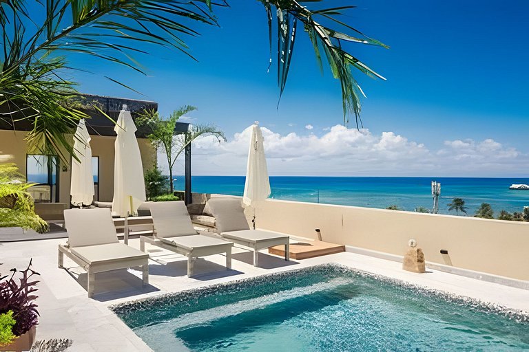2 Br. with Rooftop Pool and Stunning Ocean View