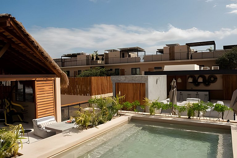 1 Rec. con Estilo Natural & Piscina Privada