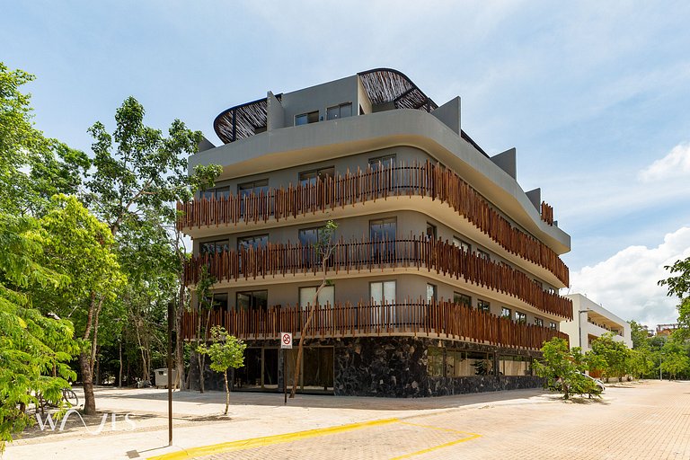 Céntrico Depa de 2 Rec. con Sauna y Alberca