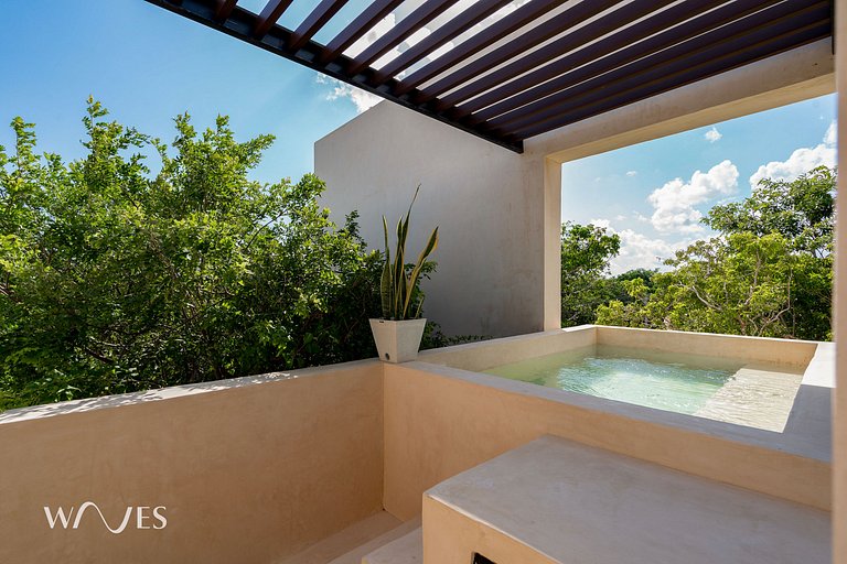 Oasis Chic con Piscina Privada y Vista a la Jungla