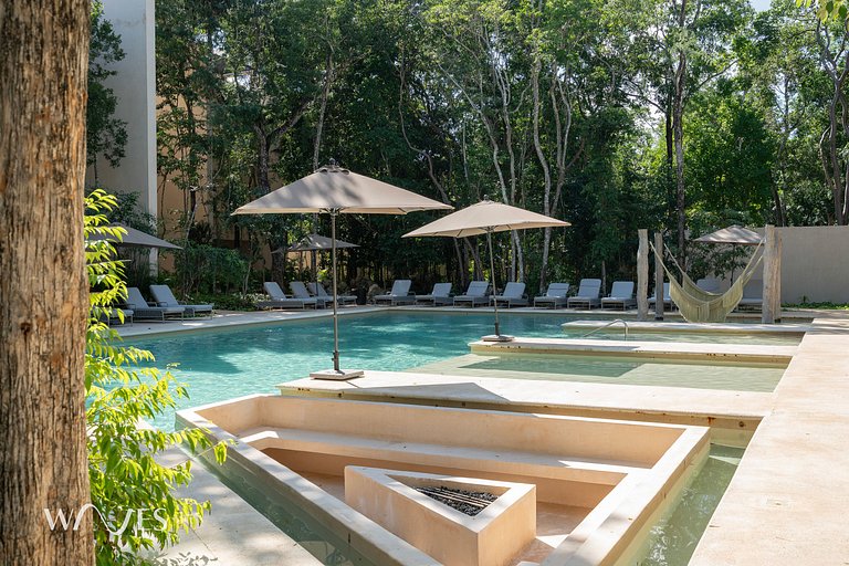 Chic Oasis with Private Pool and Jungle Views