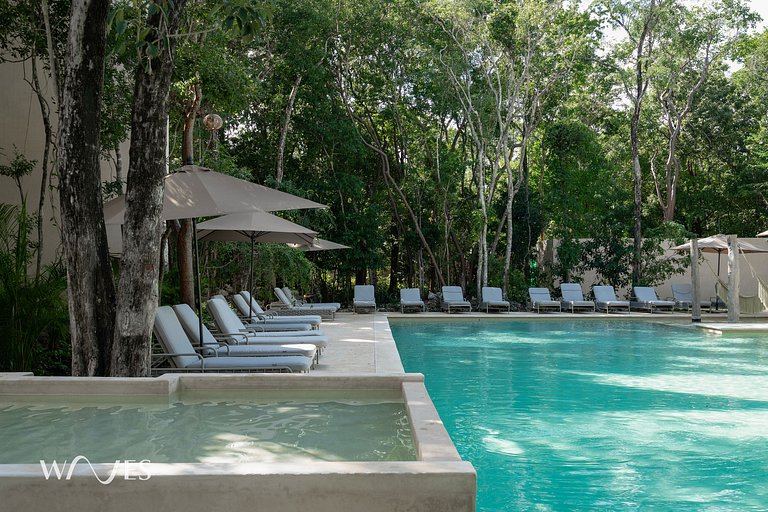 Chic Oasis with Private Pool and Jungle Views