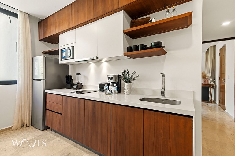 Great located apartment with views of nature