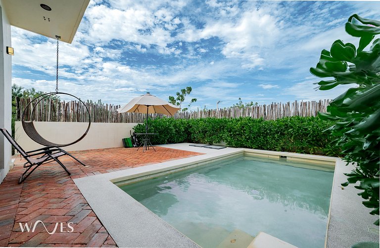 Villa privada con vista al mar y alberca