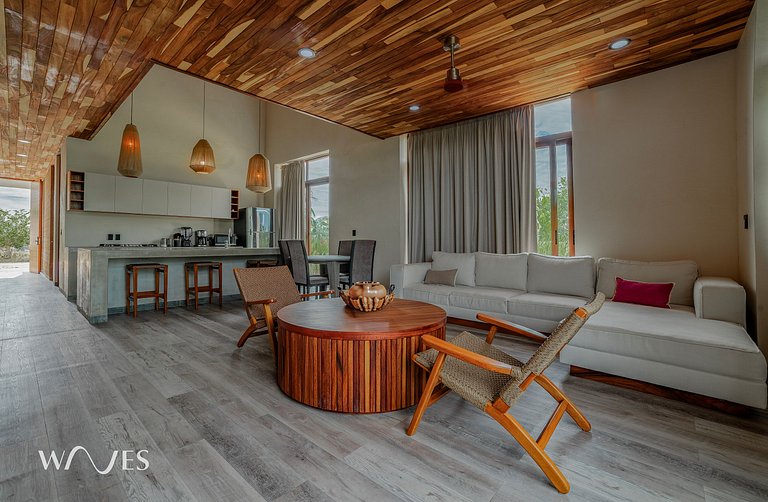 Private villa with ocean view and pool