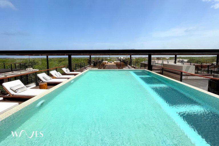 2 Hab. con piscina privada en Aldea Zama