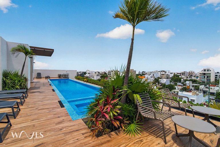 Modern Loft on 38th Ave | Rooftop and Gym