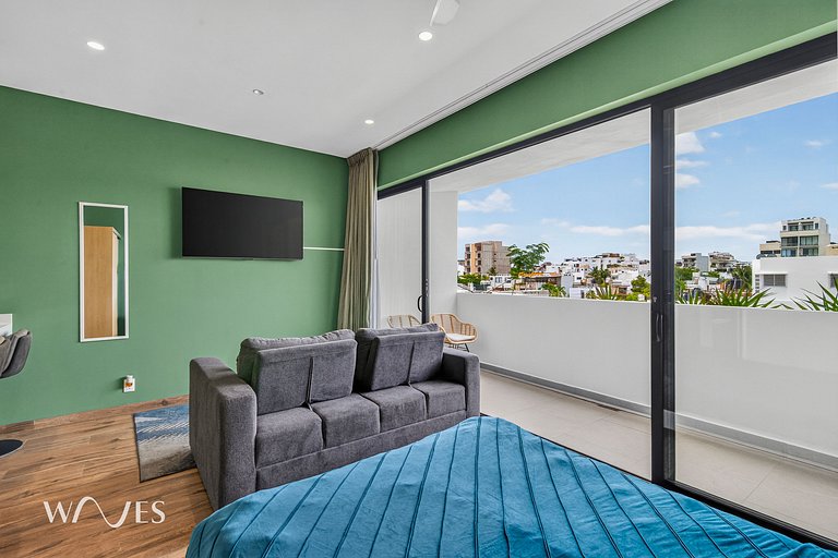 Moderno Loft en Av. 38 | Rooftop y Gym
