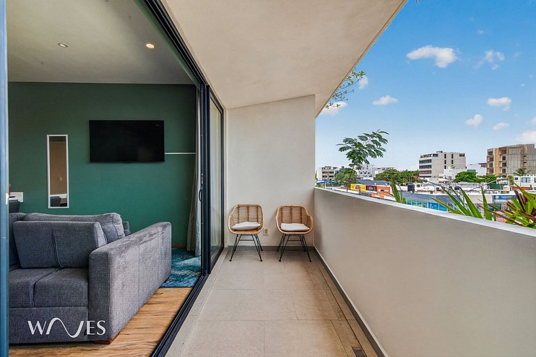 Moderno Loft en Av. 38 | Rooftop y Gym
