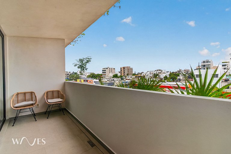 Moderno Loft en Av. 38 | Rooftop y Gym