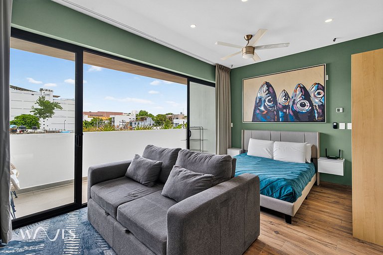 Moderno Loft en Av. 38 | Rooftop y Gym