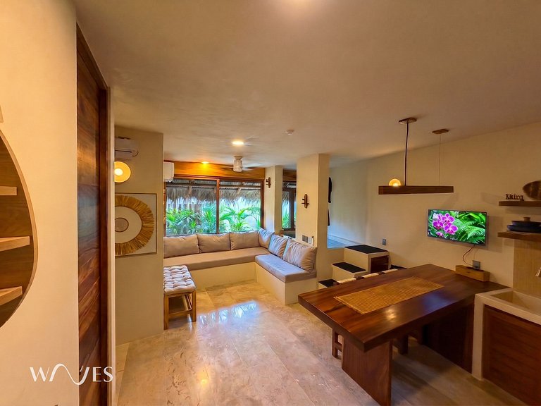 Apartment with Private Pool Steps from Zicatela Beach